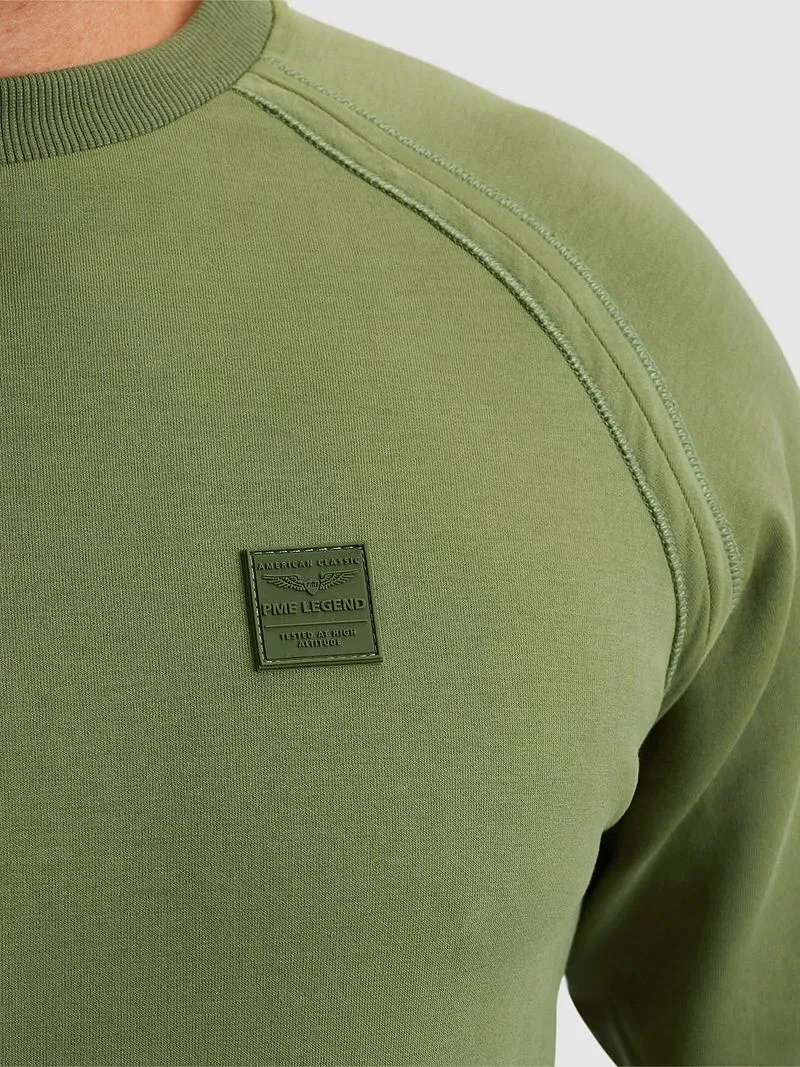 PME Legend PME Legend Sweatshirt Logo Loden Green, Grün, – Produktbild 3 von 5