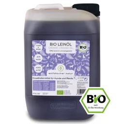 Wolfsbacher Natur Wolfsbacher Natur Bio Leinöl 5 l – Produktbild 1 von 1