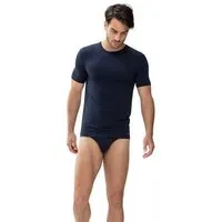 mey Mey Superweiches Herren Shirt aus Tencel "Network", Blau, – Produktbild 1 von 1
