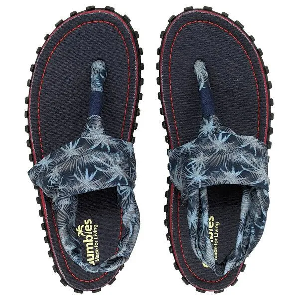 Gumbies Gumbies Slingbacks - Nachhaltige Zehensandalen, Navy blau, – Produktbild 1 von 4