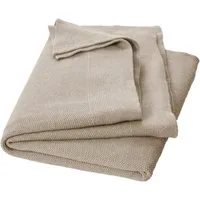 HANS NATUR Babydecke Bio-Baumwolle Perlenstrick light beige melange Maße 80 x 95 cm – Produktbild 1 von 1