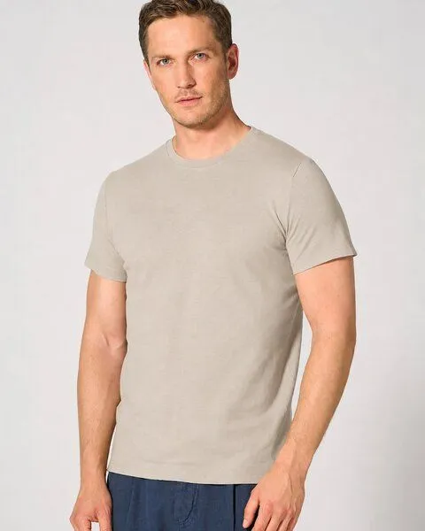 HempAge HempAge Herren T-Shirt Hanf/Bio-Baumwolle, Distel, – Produktbild 1 von 3
