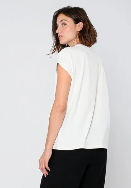 THOKKTHOKK ThokkThokk TT75 Boxy T-Shirt (GOTS, vegan), Off white (weiß), – Produktbild 3 von 4