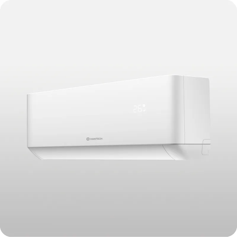 HANTECH Split Klimaanlage R32 A++ 24000 BTU (6,8 kW) mit 3m Leitung & Wandhalterung, HANTECH HPRO | WLAN, Inverter Wärmepumpe, Weiss, – Produktbild 2 von 6
