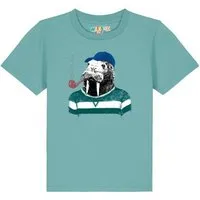 watabout kids watabout.kids T-Shirt Kinder Walross, Teal monstera, – Produktbild 1 von 1