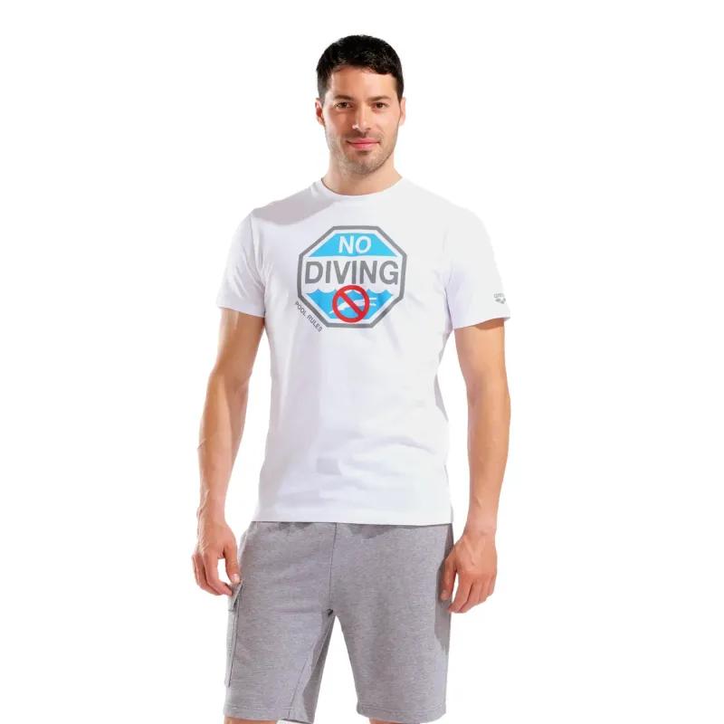 arena T-Shirt Arena Diving, Blanc, – Produktbild 1 von 1