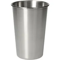 elasto elasto Edelstahl Becher 500 ml 'Metallo' - robuster Trinkbecher für unterwegs, Grau, – Produktbild 1 von 1