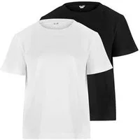 MELA KHIRA Damen T-Shirt Bundle | von MELA | Fairtrade & GOTS zertifiziert, Schwarz / weiss, – Produktbild 1 von 1