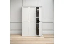 Home affaire Drehtürenschrank Paris im Landhaus-Stil aus schönem Holzfurnier, Höhe 200,5 cm (4 türig) – Produktbild 1 von 1