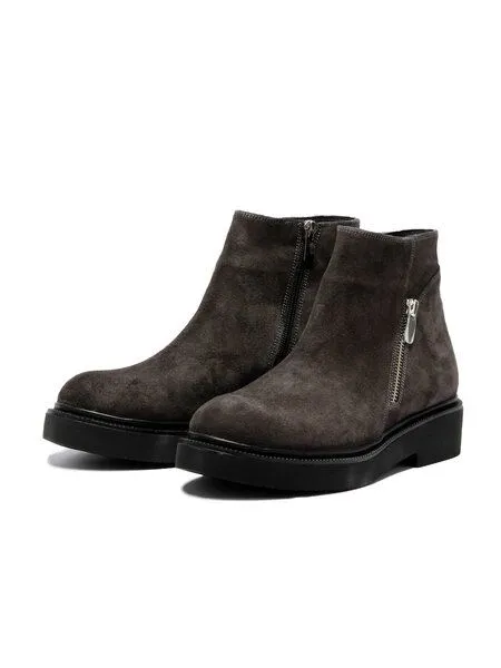 Grand Step Shoes Grand Step Shoes Damen Zip Boots Rena, Grau, – Produktbild 1 von 4