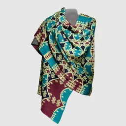 LANARTO slow fashion LANARTO slow fashion Merino Maxi-Schaltuch Smaragd, Feinstrick aus 100% mulesingfreier Merinowolle – Produktbild 1 von 1