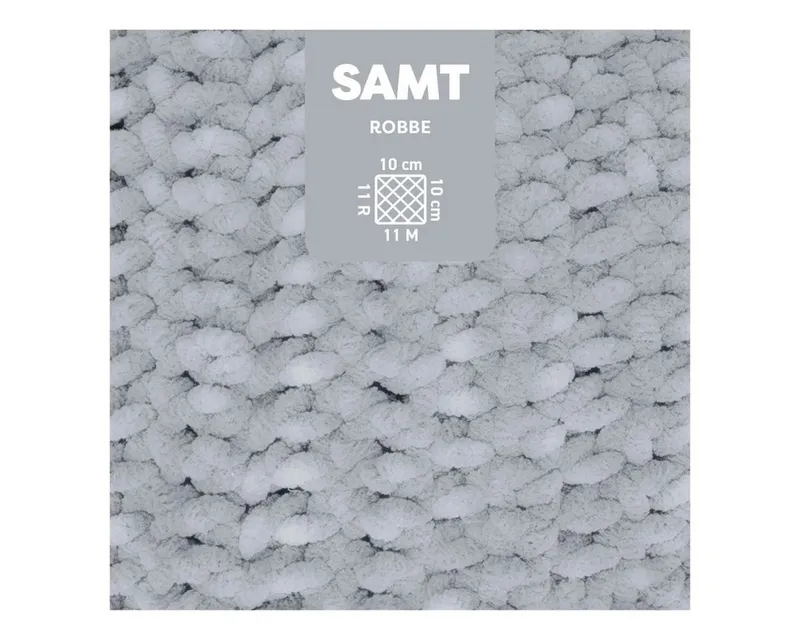 myboshi Samt, 100% Polyester Häkelwolle, Robbe, – Produktbild 1 von 2