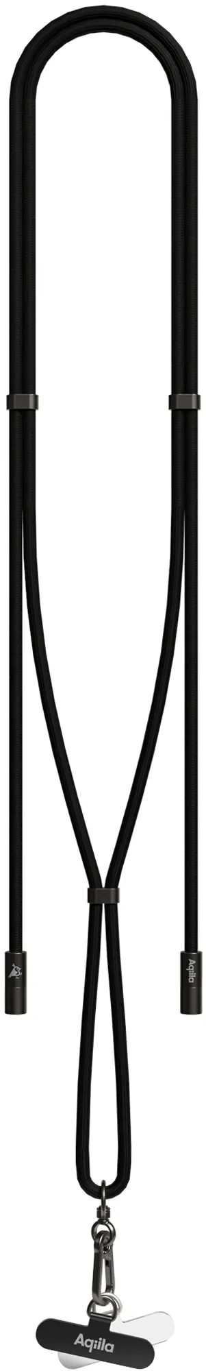 Aqiila Aqiila Lanyard mit Ladekabel USB-C auf USB-C, Schwarz, – Produktbild 4 von 4
