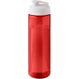 Unbranded H2O Active® Eco Vibe 850 ml Sportflasche mit Klappdeckel, rot, weiß – Produktbild 1 von 1