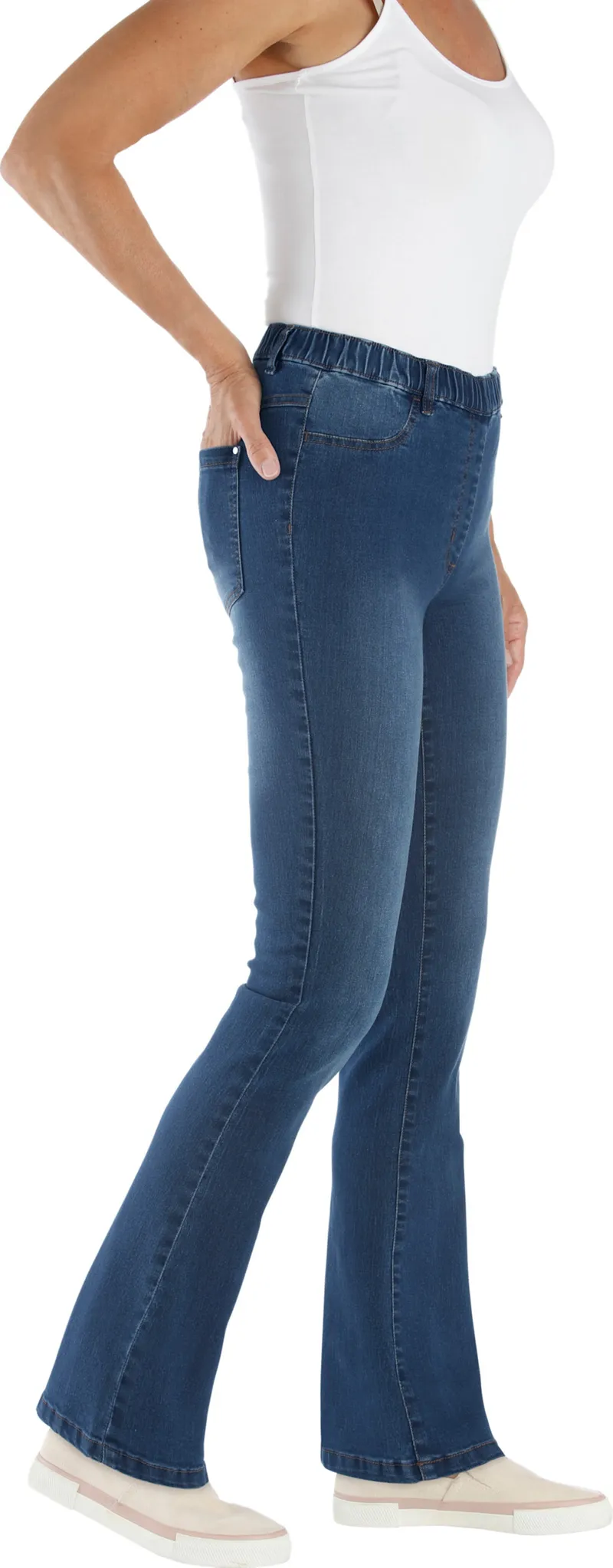 Witt Bootcut-Jeans, Blue-stone-washed, – Produktbild 3 von 3