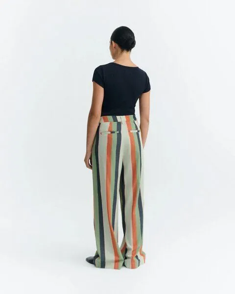 thinking mu thinking mu Quick Stripes Pat Pants, Quick stripes, – Produktbild 4 von 4