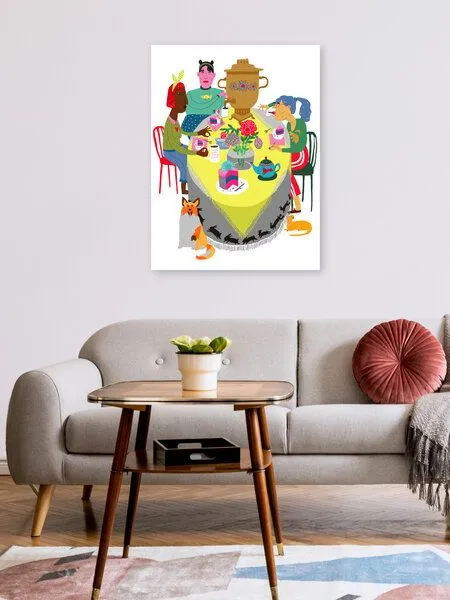 Photocircle Photocircle Poster / Leinwandbild - Tuesday Tea Party – Produktbild 2 von 4