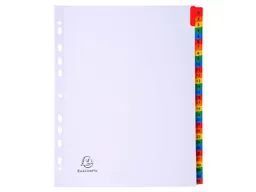 Exacompta 10 Exacompta Register, 31 Taben numerisch, 160 g/m², DIN A4 Maxi, weiß – Produktbild 1 von 1