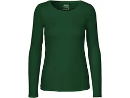 Neutral Neutral Bio-Damen-Langarmshirt mit Rundhalsaussschnitt bottle green, Gr. XL – Produktbild 1 von 1