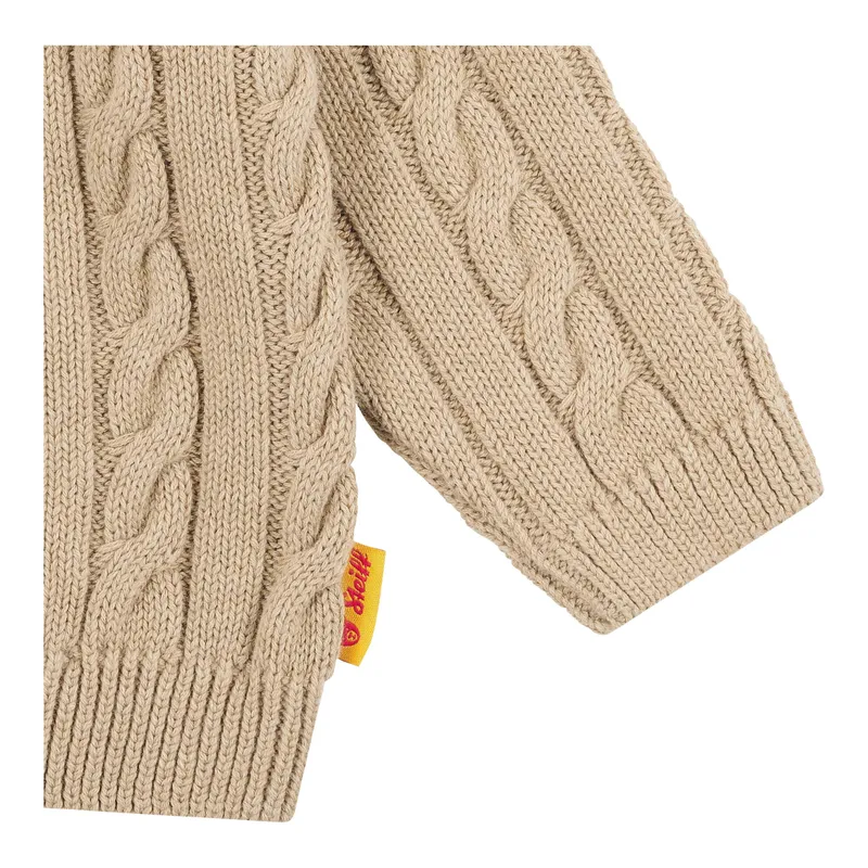 Steiff Steiff Pullover Bär Zopfmuster, Beige, – Produktbild 2 von 2