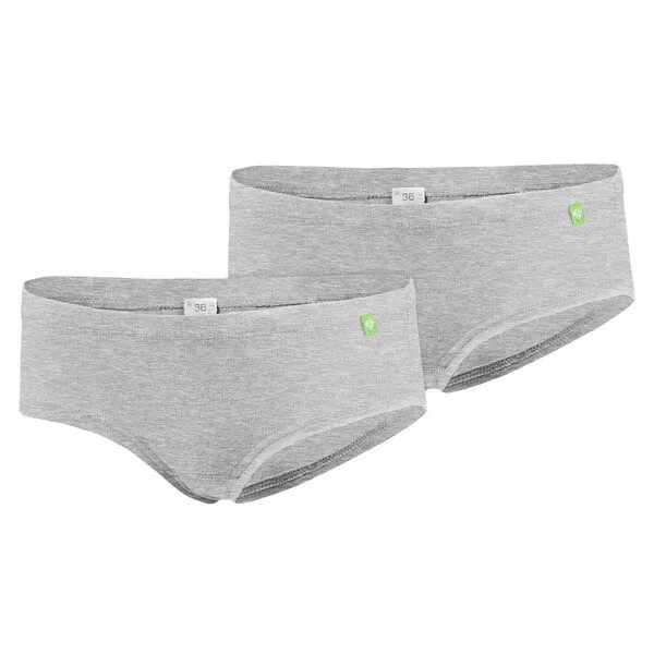 kleiderhelden kleiderhelden HipHopster 2er Pack Unterhose, 2x grau, – Produktbild 1 von 4