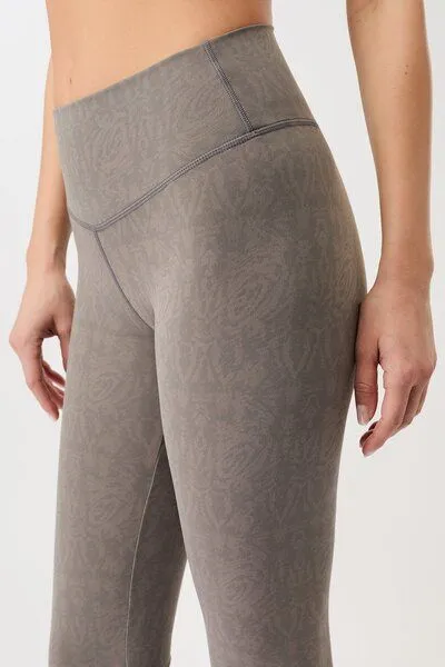mandala Mandala Monoprinted Tights, Grey (printed), – Produktbild 3 von 4