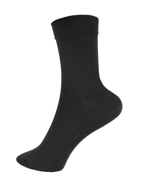 grödo Grödo Damen Socken uni Bio Baumwolle Elasthan, Schwarz, – Produktbild 1 von 1