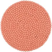 myfelt myfelt Filzkugel Sitzauflage (⌀ 36 cm, 36 x 36 cm), Lachsfarben (lea), – Produktbild 1 von 1