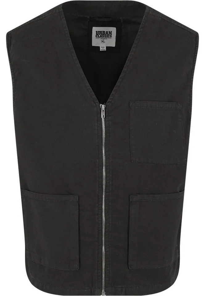 Urban Classics Urban Classics Steppweste Urban Classics Herren Organic Cotton Vest (1-tlg), Schwarz, – Produktbild 1 von 5