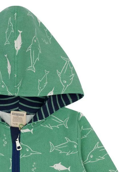 loud + proud loud + proud Babys & Kinder Outdoorjacke, GOTS-zertifiziert, Bamboo(grün), – Produktbild 4 von 4