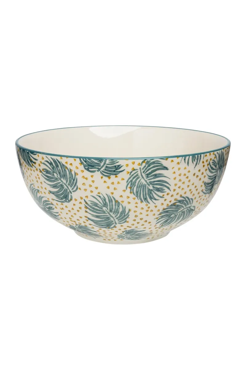 Tranquillo Salatschüssel BOHO CHIC - blau – Produktbild 1 von 2