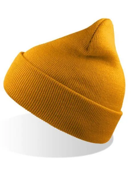 Atlantis Headwear Atlantis Headwear Atlantis Mütze mit Bund in 35 Farben erhältlich, Mustard, – Produktbild 1 von 2