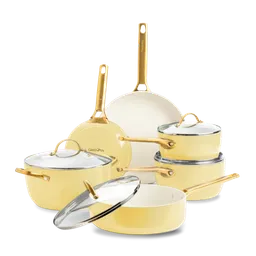 Greenpan GreenPan Pfannen- & Topfset "Padova Reserve" 6er-Set, gelb – Produktbild 1 von 1