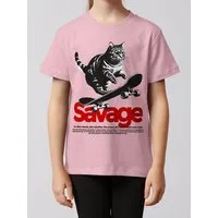 watabout.kids watabout.kids T-Shirt Kinder Savage Cat – Produktbild 1 von 1