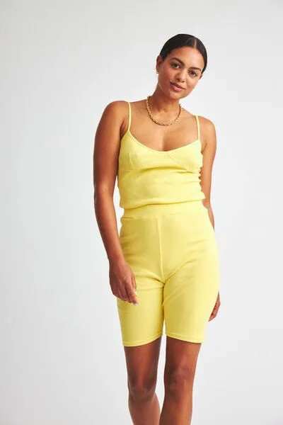 Baìge the Label Baìge the Label Biker Shorts Basia, Lemon, – Produktbild 4 von 4