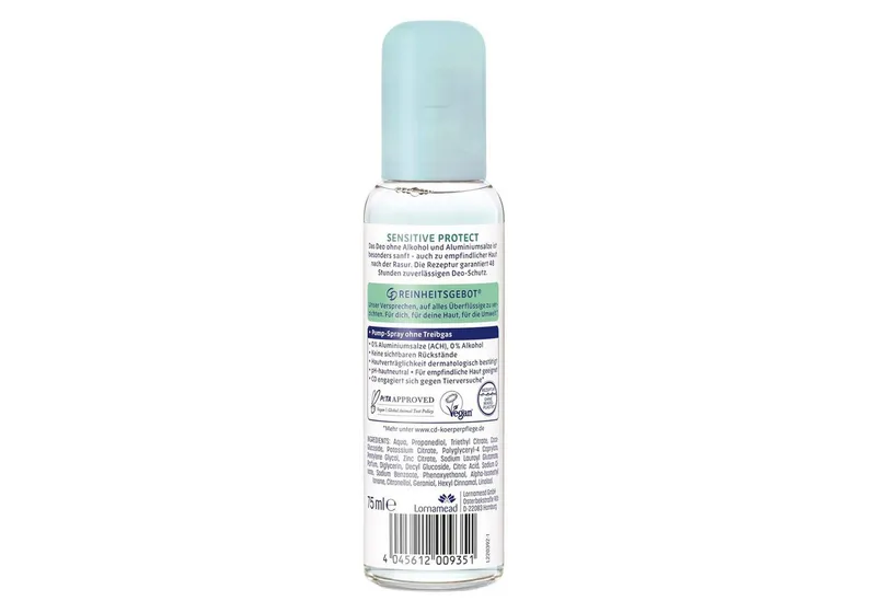 CD Deo-Spray 3 x CD Deodorant Sensitive Protect je 75ml ohne Alkohol für 48h Schutz – Produktbild 1 von 2