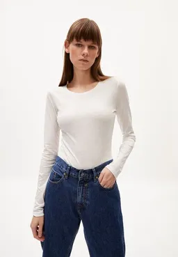 ARMEDANGELS ARMEDANGELS ENRICCAA SOFT Damen Longsleeve Slim Fit aus Bio-Baumwolle – Produktbild 1 von 1