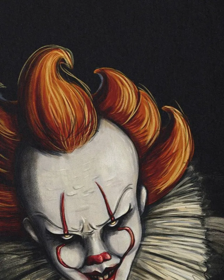 style3 T-Shirt Not Another Clown pennywise es horrorfilm halloween stephen king, Schwarz, – Produktbild 3 von 3