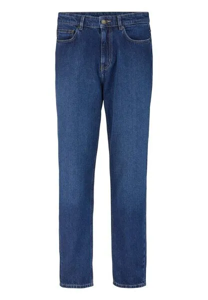 hessnatur hessnatur Jeans MADS Relaxed Tapered aus reinem Bio-Denim, Medium blue, – Produktbild 3 von 4