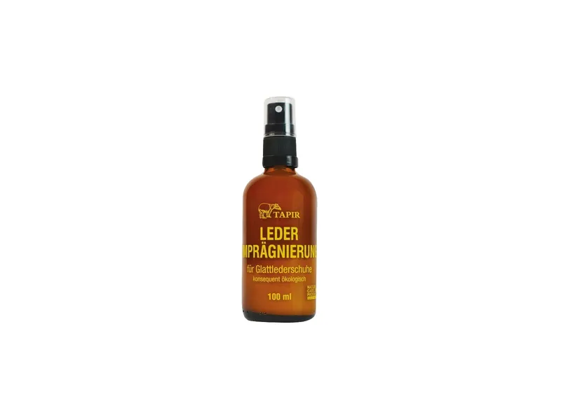 Tapir Tapir Lederimprägnierung für Glattlederschuhe, Glasflasche, mit Sprühfunktion 100 ml – Produktbild 1 von 3