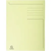 Exacompta 50 Exacompta Aktenmappen "Forever", 3 Klappen, 280 g/m², 245x350 mm für Format Folio, gelb – Produktbild 1 von 1