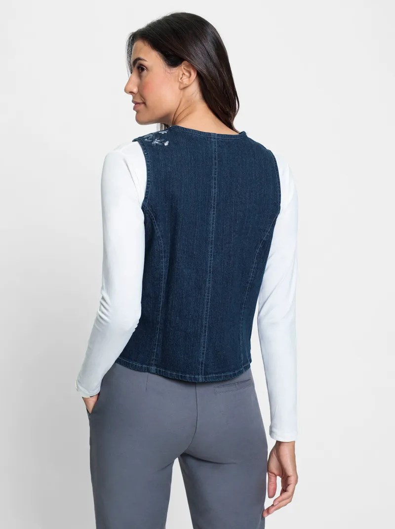 Witt Jeansweste, Blue-stone-washed, – Produktbild 2 von 2