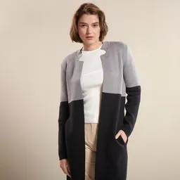 Kokon Zwo Kokon Zwo Lange Strickjacke 95% Baumwolle (kbA), 5% Kaschmir (kbT) – Produktbild 1 von 1