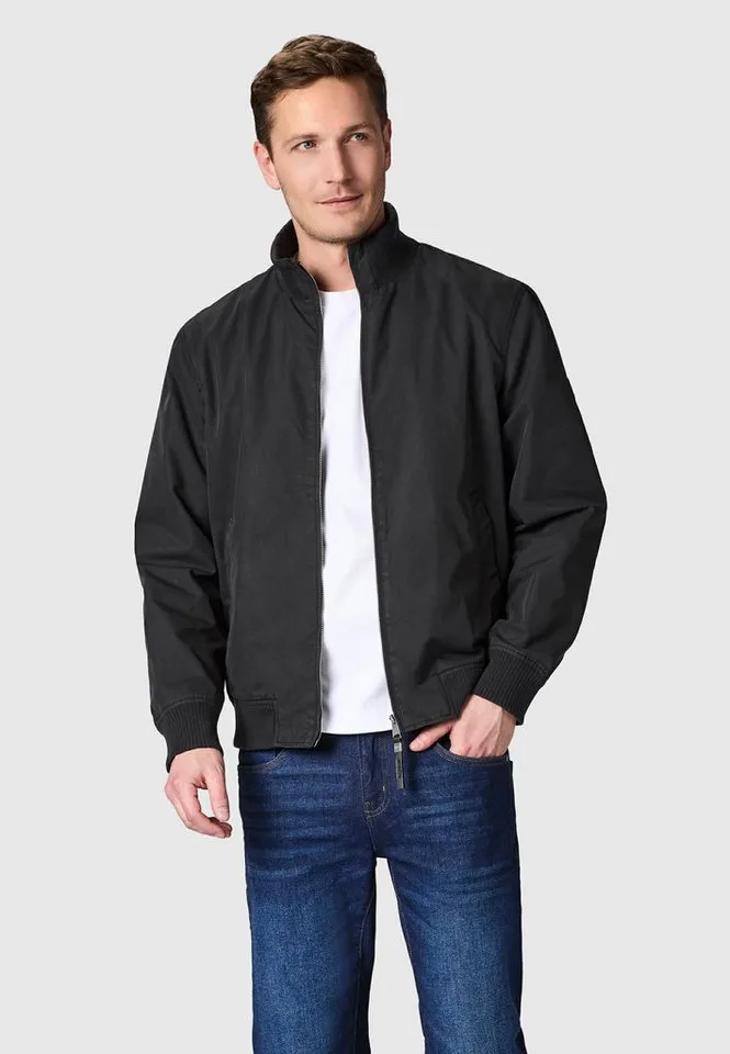 ragwear ragwear Outdoorjacke Crusien YOUMODO Leichte Jacke mit elastischen Bündchen, Schwarz, – Produktbild 5 von 5
