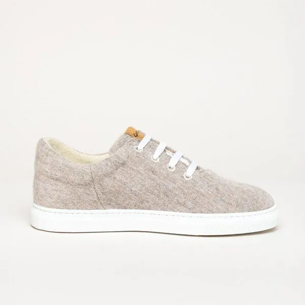 Gottstein Gottstein Wool Walker 101 - Woll Sneaker für Damen & Herren aus 100% Schurwolle, Beige, – Produktbild 3 von 4