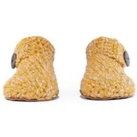 Kingdom of Wow Knit Boots aus weichem Wollgarn – Damen & Herren, gehäkelt & handgefertigt | Kingdom of Wow, Butterscotch, – Produktbild 1 von 1