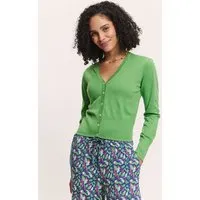 Tranquillo Tranquillo Strickjacke Linaa aus Bio-Baumwolle - holly berry – Produktbild 3 von 5