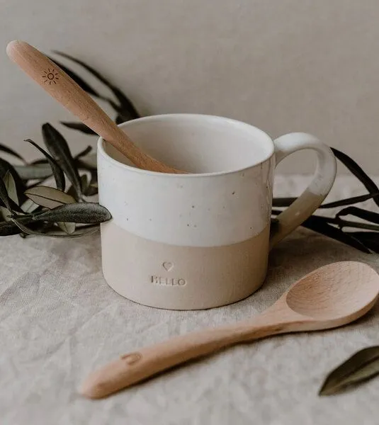 Eulenschnitt Eulenschnitt Tasse aus Steingut – Produktbild 3 von 4