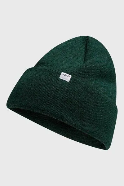 Klitmøller Collective Klitmøller Collective Fine Rib Beanie aus mulesingfreier Merinowolle, Grün (moss green), – Produktbild 2 von 2