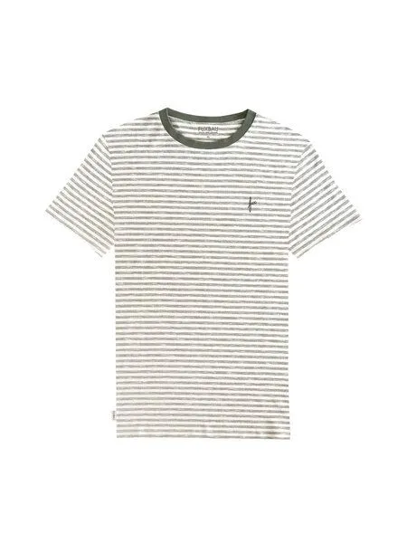 FUXBAU FUXBAU Männer fux Merida T-Shirt - beige grünmeliert, Grün, – Produktbild 3 von 4